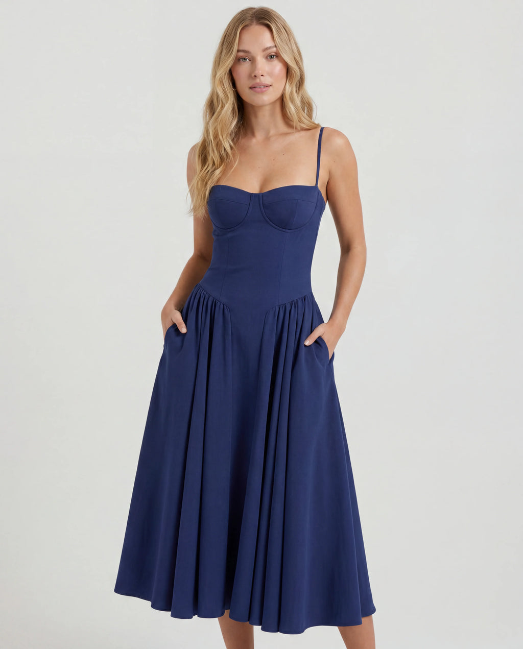 Sequin co-ord set - blue front