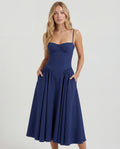 Sequin co-ord set - blue front