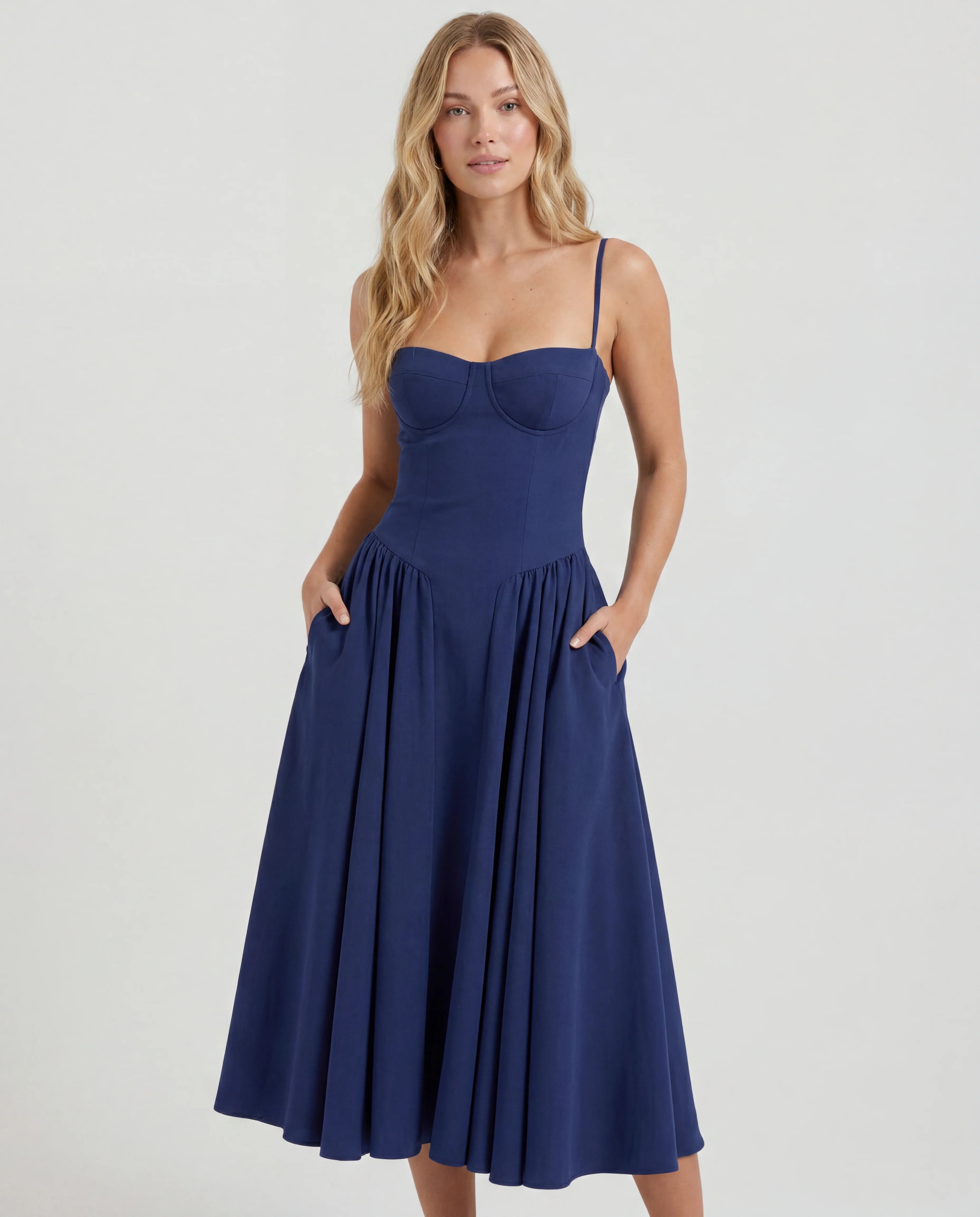 Sequin co-ord set - blue front