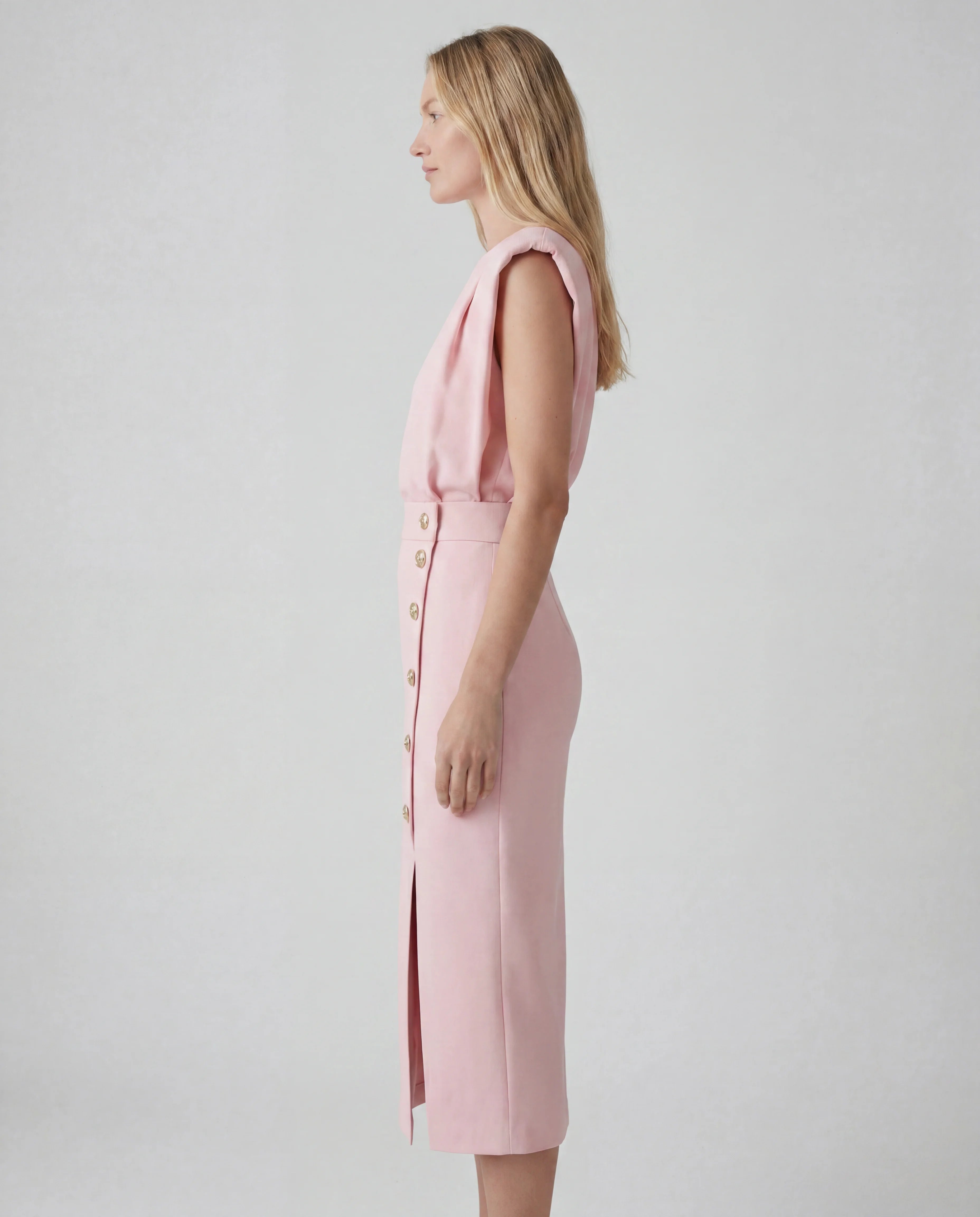 Crepe co-ord set - pink side